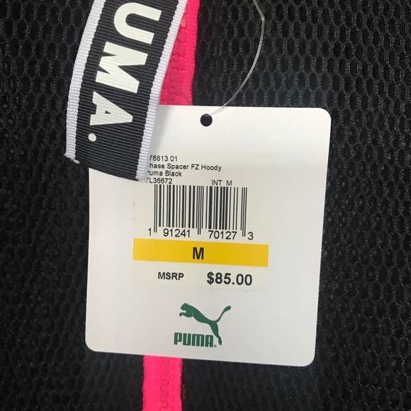 Puma Women’s Size M Mesh Chase Spacer Hoodie - Picture 6 of 8